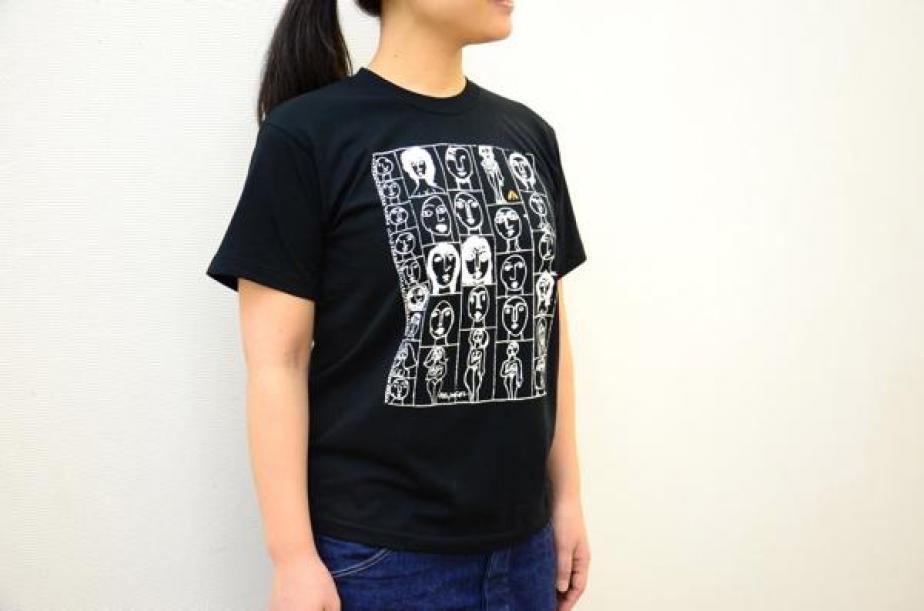 Tシャツ フェイス小 ｜ウェブショップ｜MIMOCA 丸亀市猪熊弦一郎