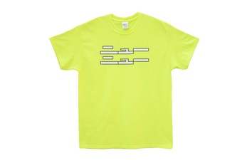 蛍光イエロー 幾何学模様 Tシャツ 2843dedb46634423ed6ddd78ecbe2d