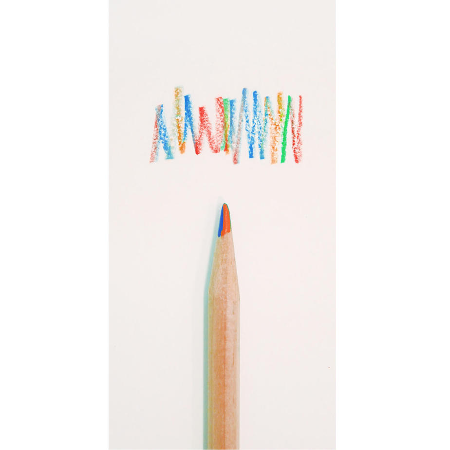4色芯色鉛筆 美とはひっきょうバランスだと思う ウェブショップ Mimoca 丸亀市猪熊弦一郎現代美術館